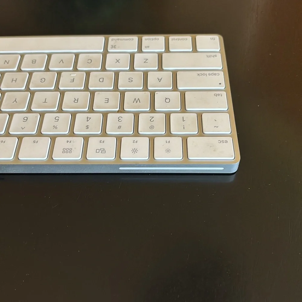 Apple Magic Keyboard for Mac iPad and iPhone Silver (charger not included)
